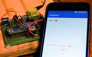 Serial communication via audio on Android